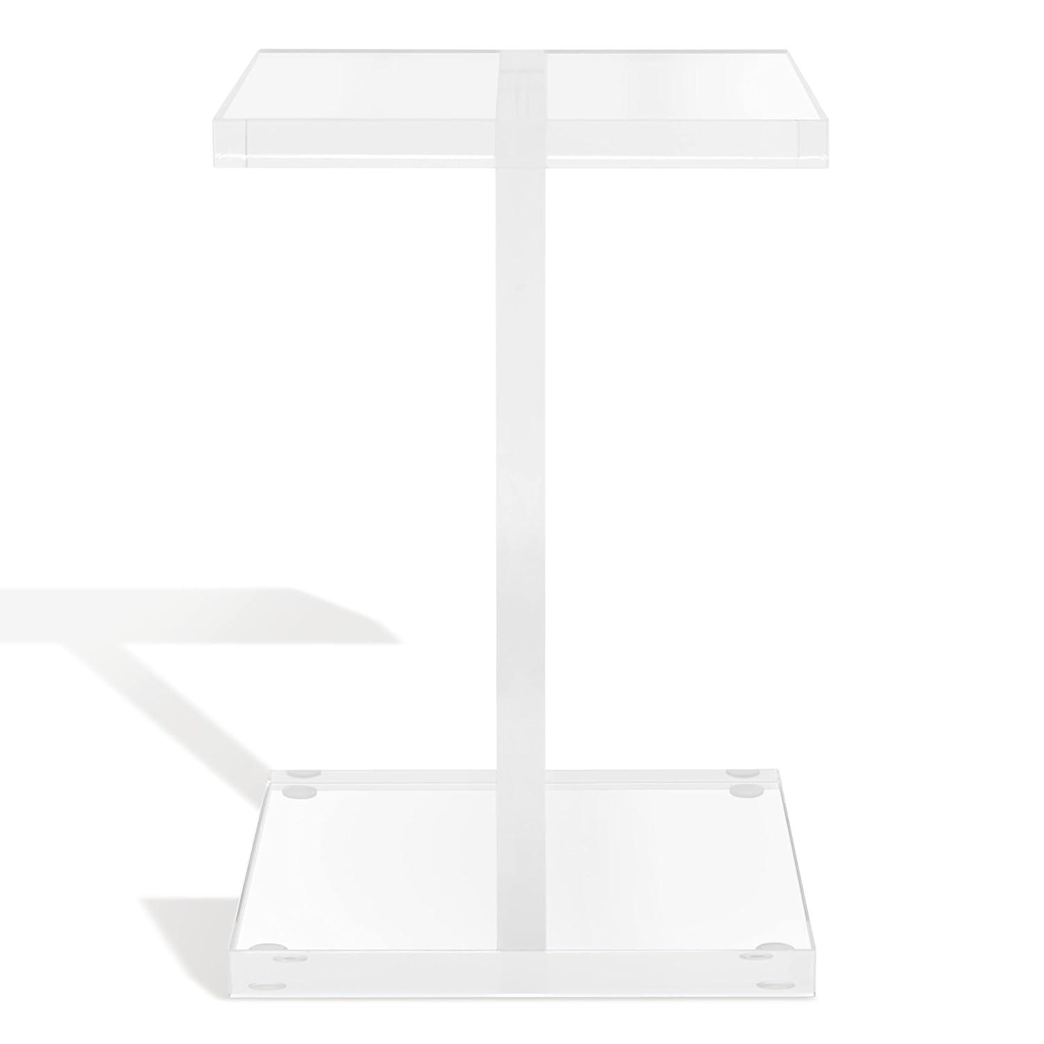 Jennabeth Clear Acrylic Rectangular Accent Table