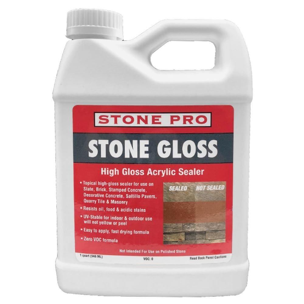 Stone Pro Stone Gloss - High Gloss Acrylic Sealer (1 Quart)