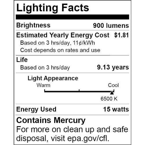 Daylight Spiral CFL Bulb with Air Purifying Technology