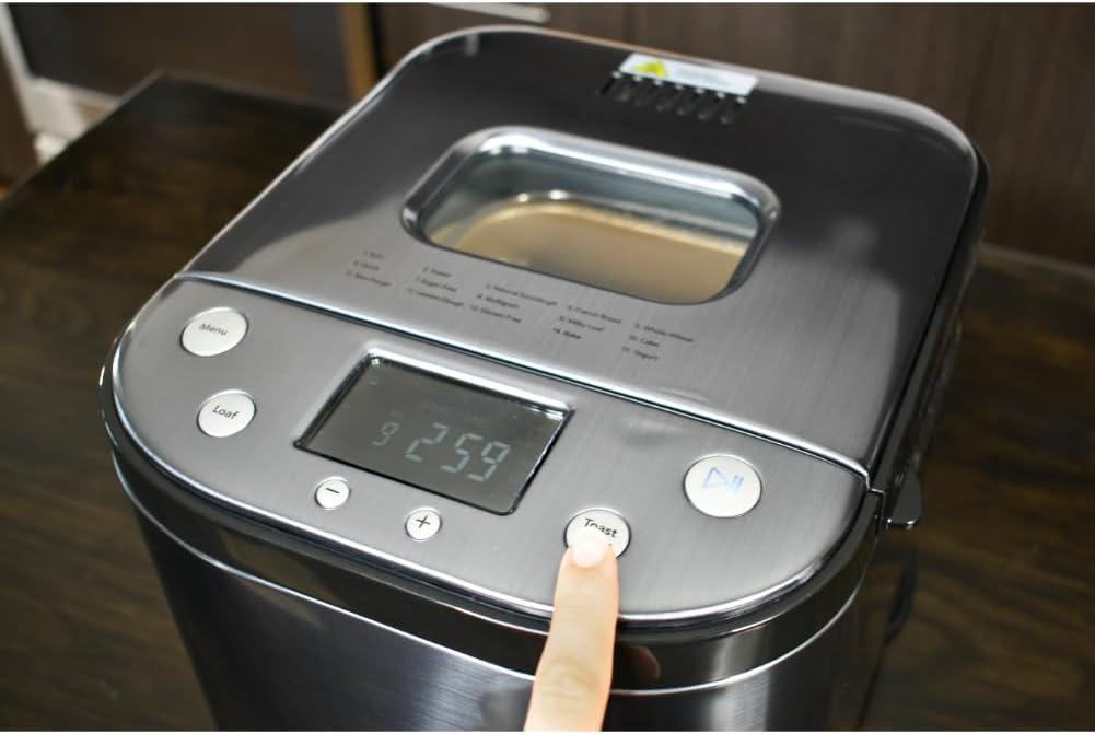 Culinary Chef Culinary Chef, Bread Maker, 15 Program, Stainless Steel