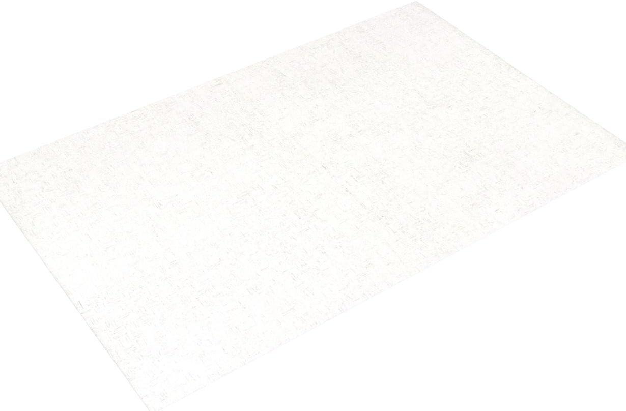 SAFAVIEH Micro-Loop Charlotte Solid Area Rug, Light Grey/Ivory, 9' x 12'