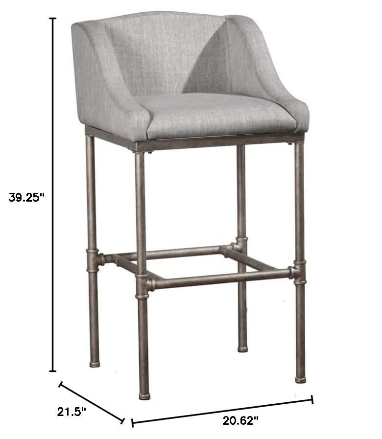 Halltown Metal Counter or Bar Height Stool