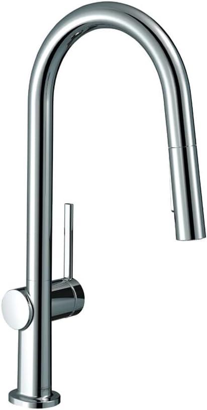 hansgrohe Talis N HighArc Kitchen Faucet, A-Style 2-Spray Pull-Down, 1.75 GPM