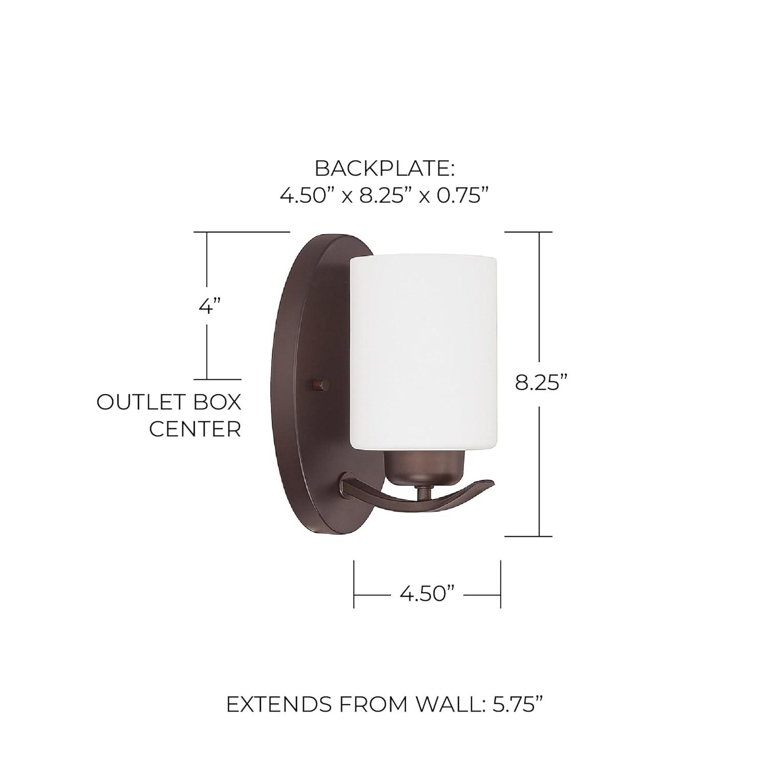 Capital Lighting 615211-338 Dixon 8" Tall Wall Sconce - Bronze