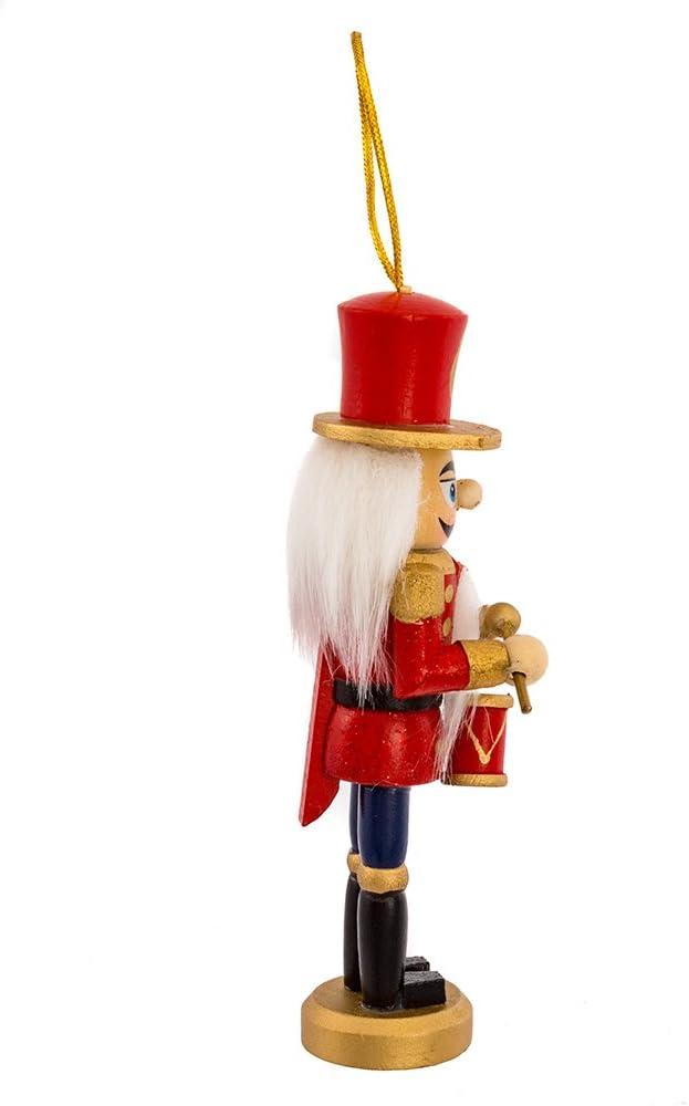 Kurt Adler Wooden Nutcracker Ornament 4-Piece Box Set, 5-Inch