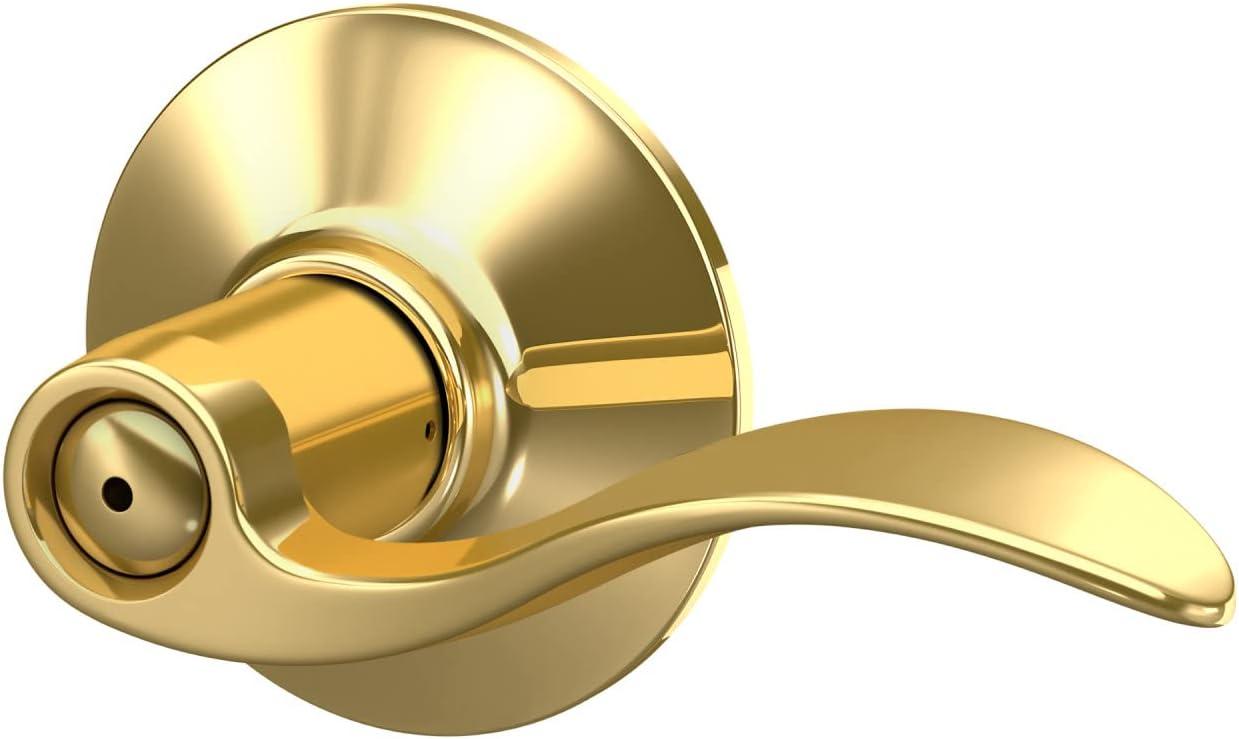 Accent Privacy Door Lever with Rosette