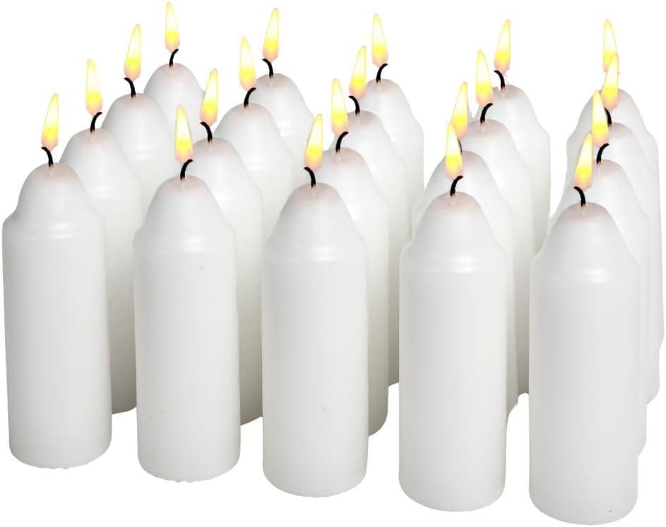 CANDLE UNSCENTD WHT 20PK (Pack of 1)