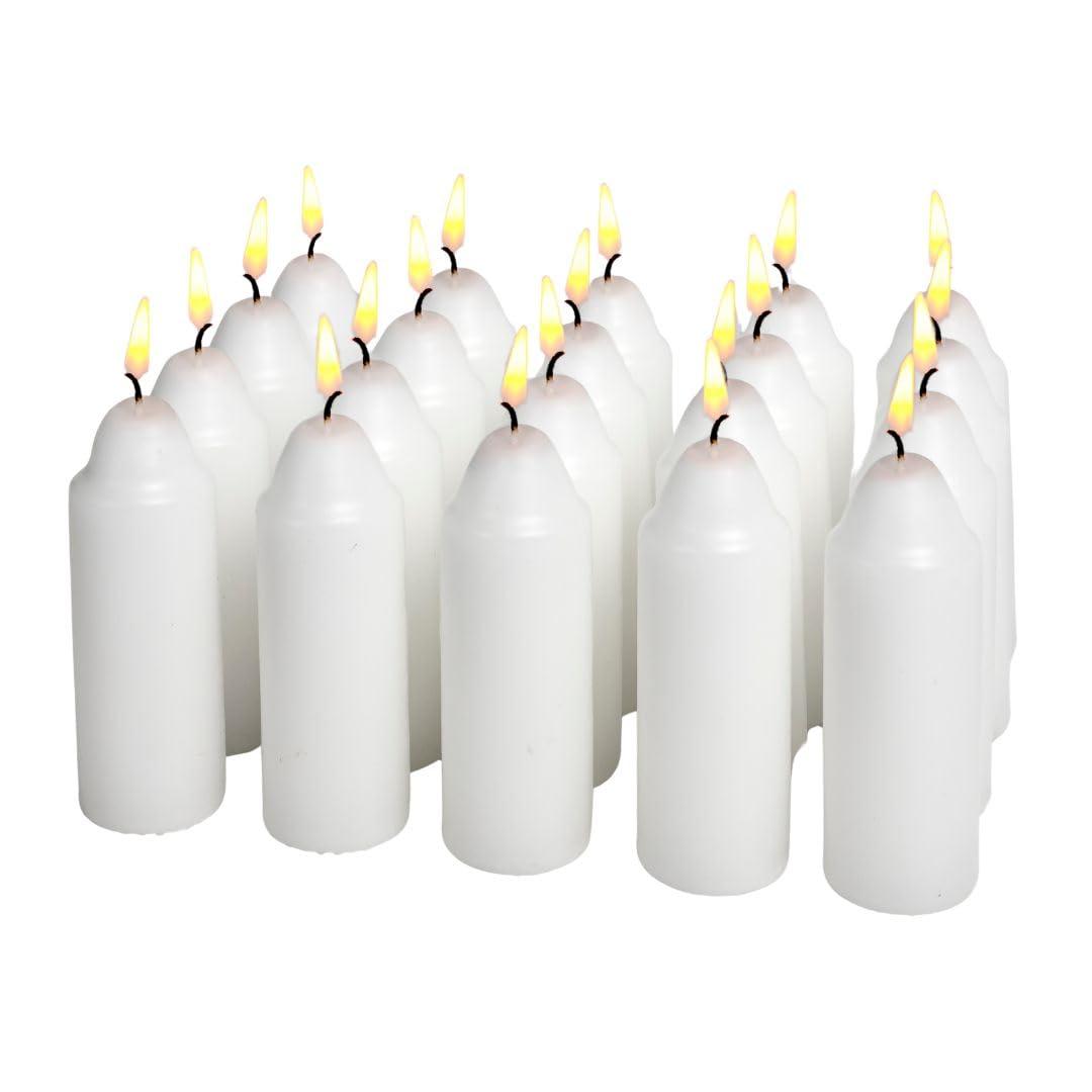CANDLE UNSCENTD WHT 20PK (Pack of 1)