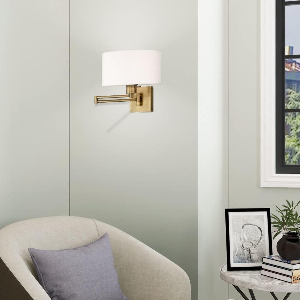 Livex Lighting 1 - Light Wall Light in  Brushed Nickel