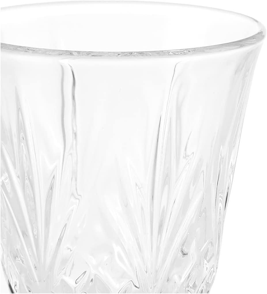 Lorren Home Trends Melodia Crystal Wine Glass set of 6