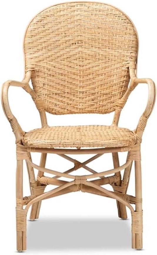 Genna Rattan Dining Chair Set Natural/Brown - bali & pari