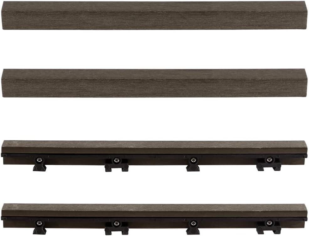 12" x 1" Composite Interlocking Deck Side Trim