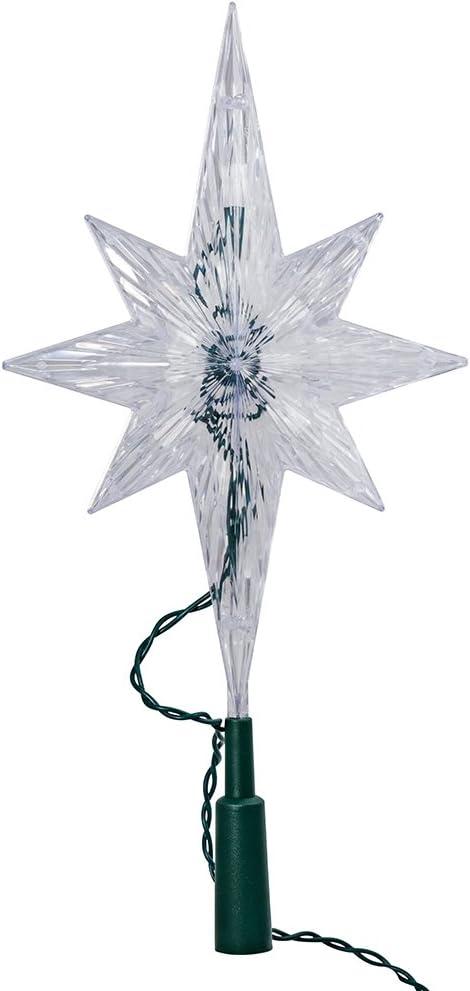 Kurt Adler 10 Light Indoor 11-Inch Bethlehem Star Treetop