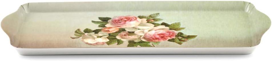 Antique Roses Melamine Sandwich Tray with Handles