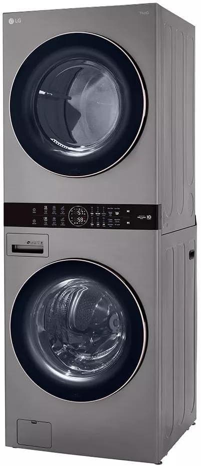 LG LG Single Unit Front Load WashTower with Center Control Washer and 7.4 cu. ft. Electric Dryer, 4.5 cu. ft. WKE100HVA
