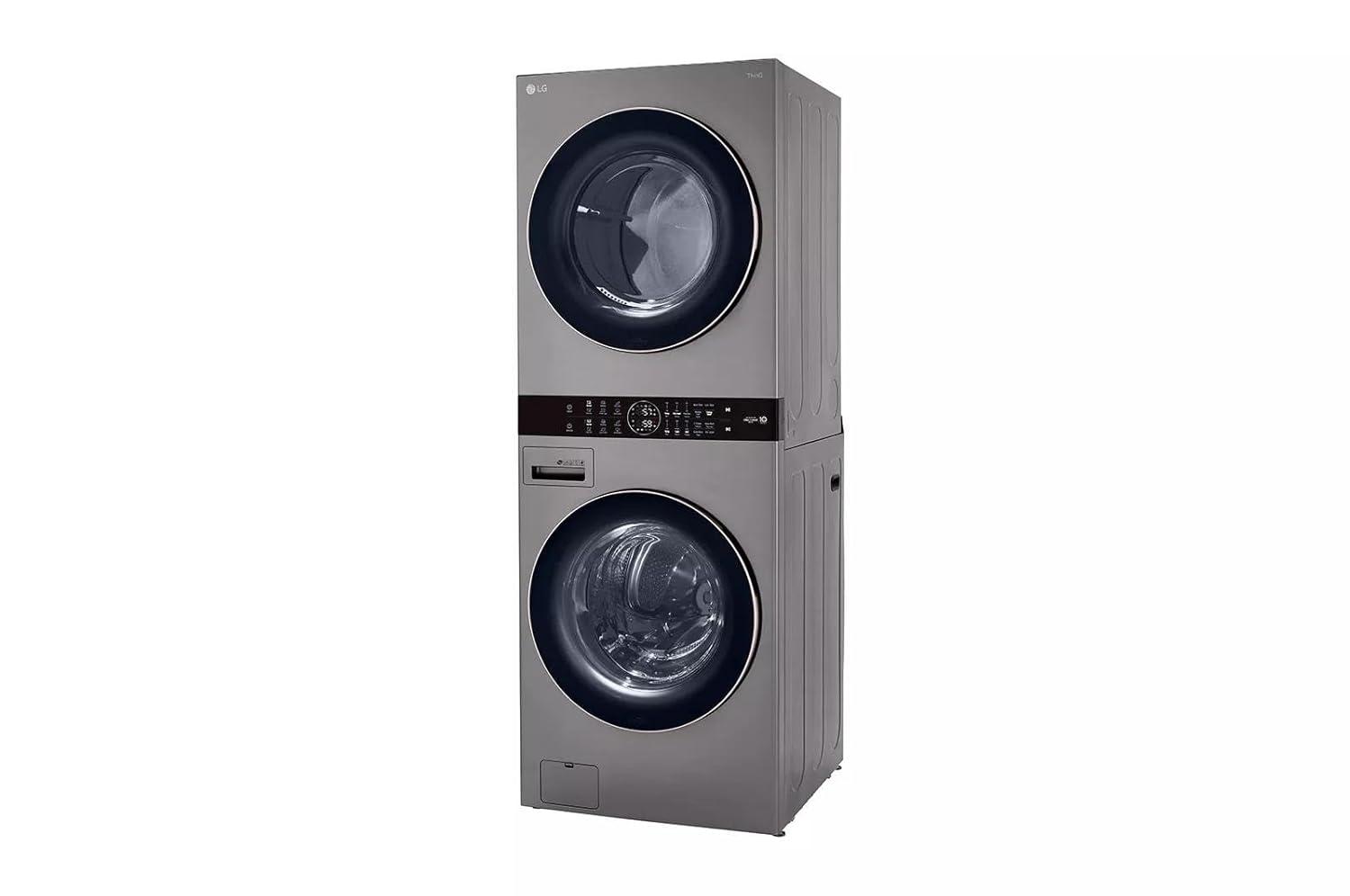 LG LG Single Unit Front Load WashTower with Center Control Washer and 7.4 cu. ft. Electric Dryer, 4.5 cu. ft. WKE100HVA