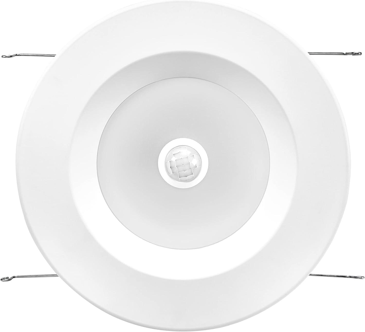 Maxxima 5 in. & 6 in. Retrofit LED PIR Motion Sensor Downlight - 1300 Lumens, 14 Watts, 5 CCT 2700K/3000K/3500K/4000K/5000K, Energy Efficient Indoor Ceiling Lighting Fixture