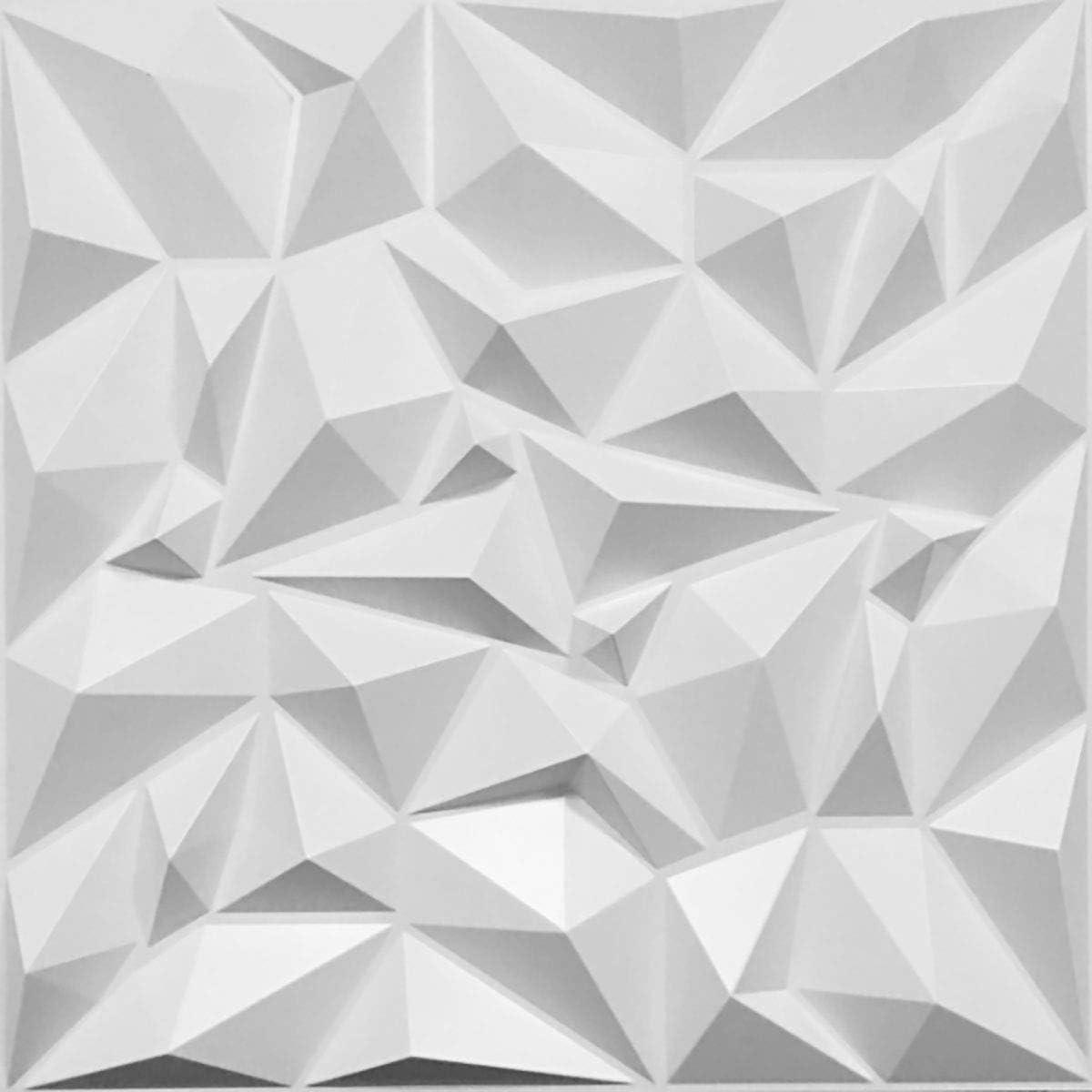 19 5/8"W x 19 5/8"H Leto EnduraWall Decorative 3D Wall Panel Covers 2.67 Sq. Ft.