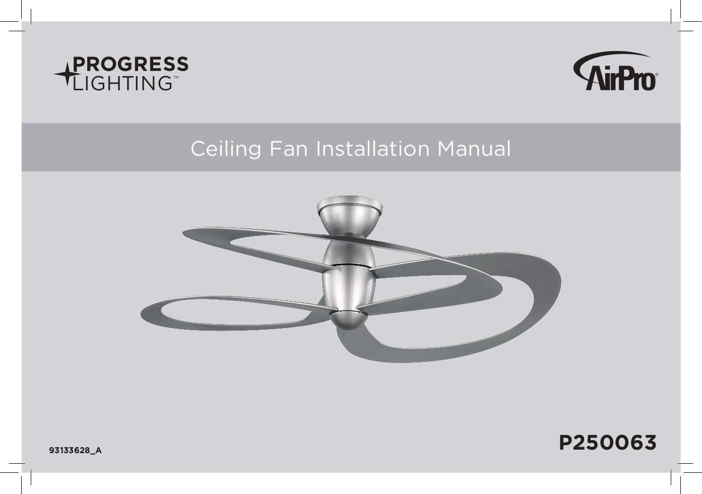 Willacy Collection 3-Blade Painted Nickel 48-Inch DC Motor Contemporary Ceiling Fan