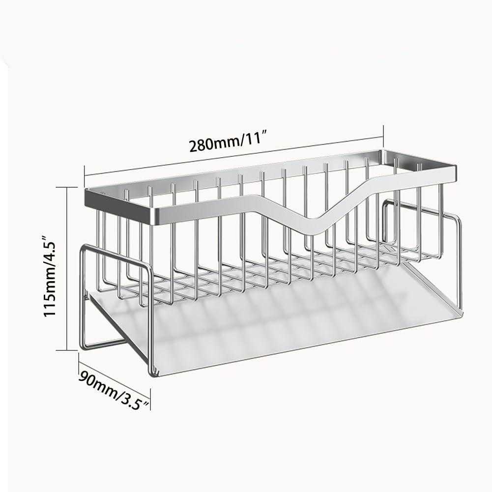 Kitchen Countertop Stainless Steel Organizer for Cleaning Tools Holder