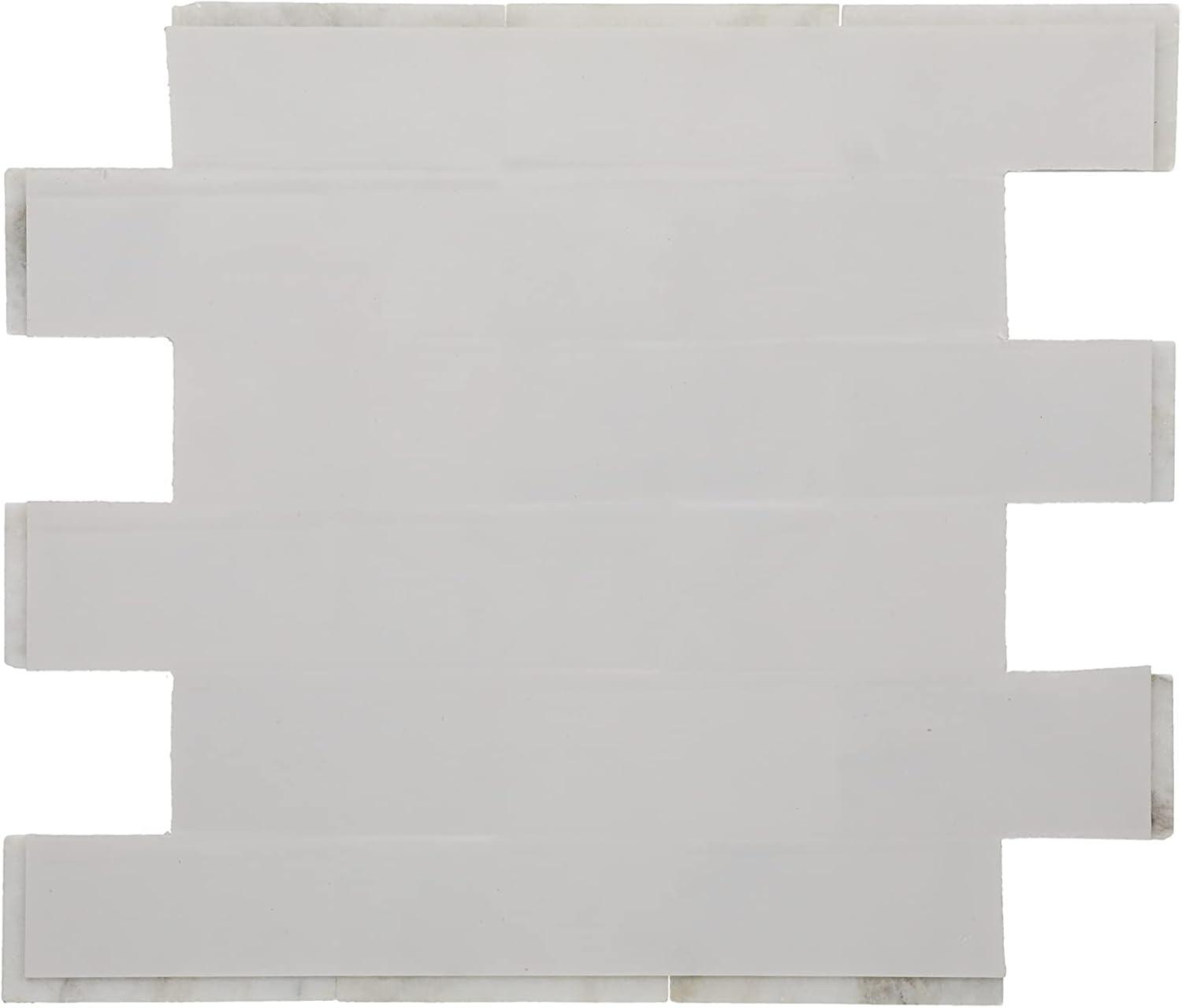 Daltile Simply Stick Mosaix 4'' W x 2'' L Natural Stone Peel and Stick Mosaic Tile
