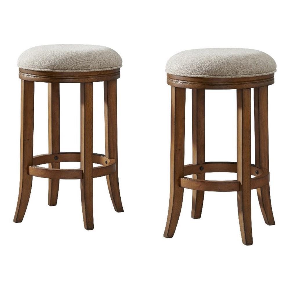Natick Solid Rubber Wood Counter And Bar Stool