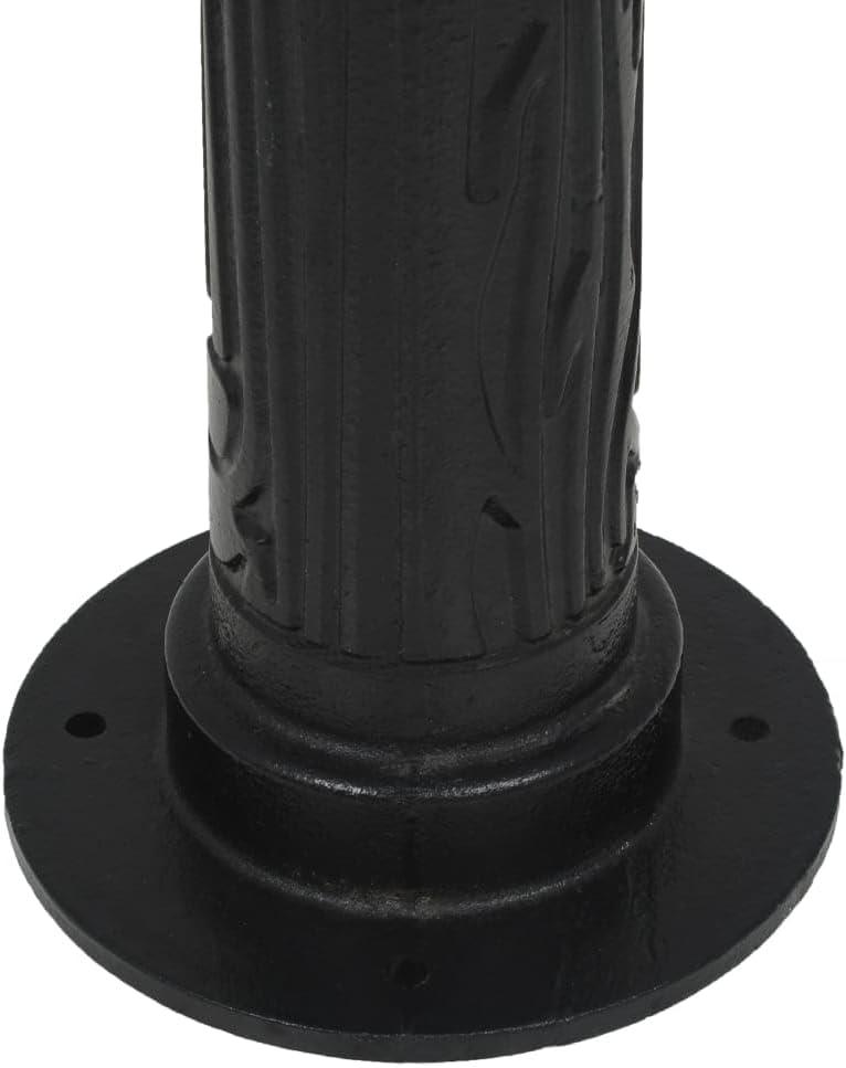 Black Cast Iron Manual Hand Water Pump with Stand for Outdoor Garden