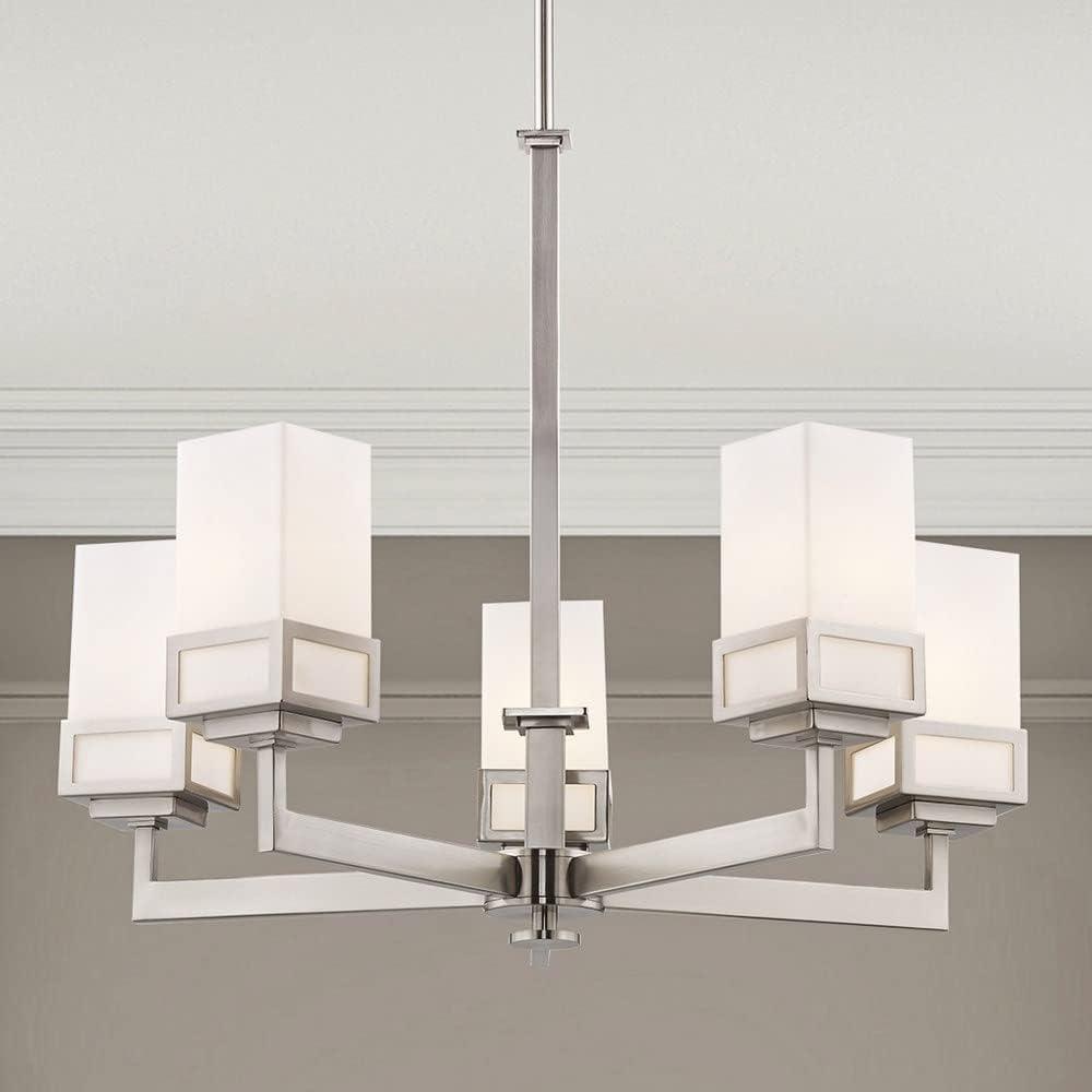 Livex Lighting Harding 5 - Light Chandelier in  Polished Chrome