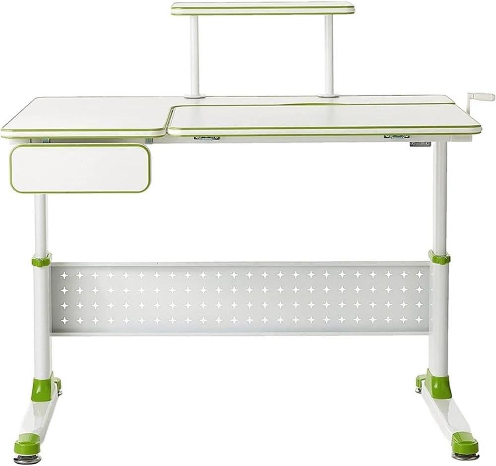 ApexDesk Little Soleil DX 43 W Children's Height Adjustable Study Desk Green