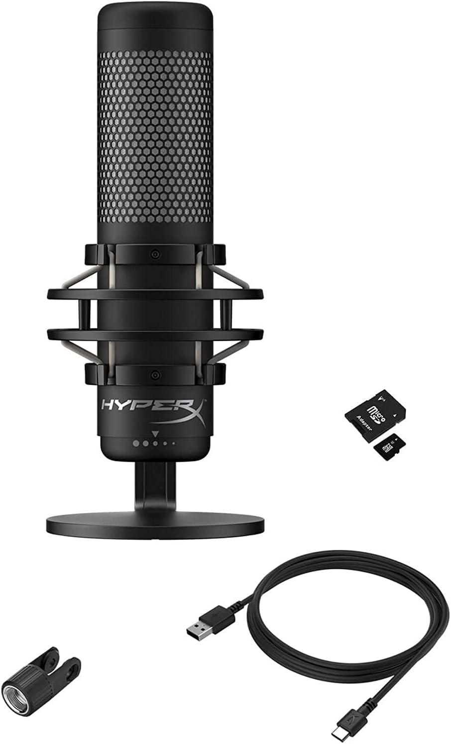HyperX QuadCast S RGB USB Condenser Microphone - Black
