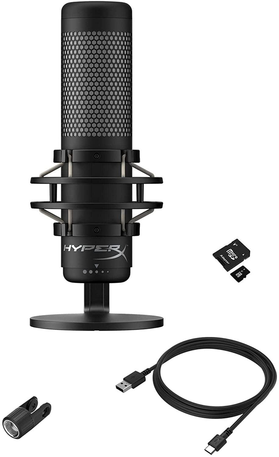 HyperX QuadCast S RGB USB Condenser Microphone - Black