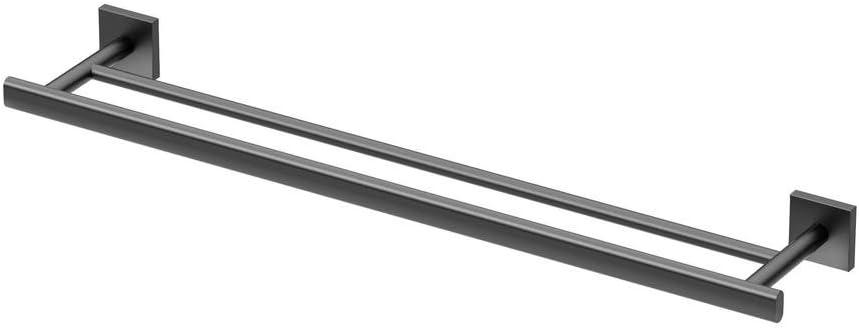 Elevate 24" Wall Mount Double Towel Bar | Towel Rack with 2 Bars