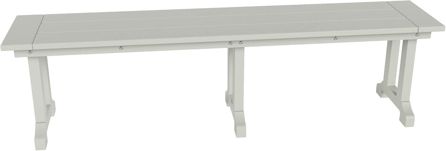 WestinTrends  Outdoor Patio Dining Bench, Sand