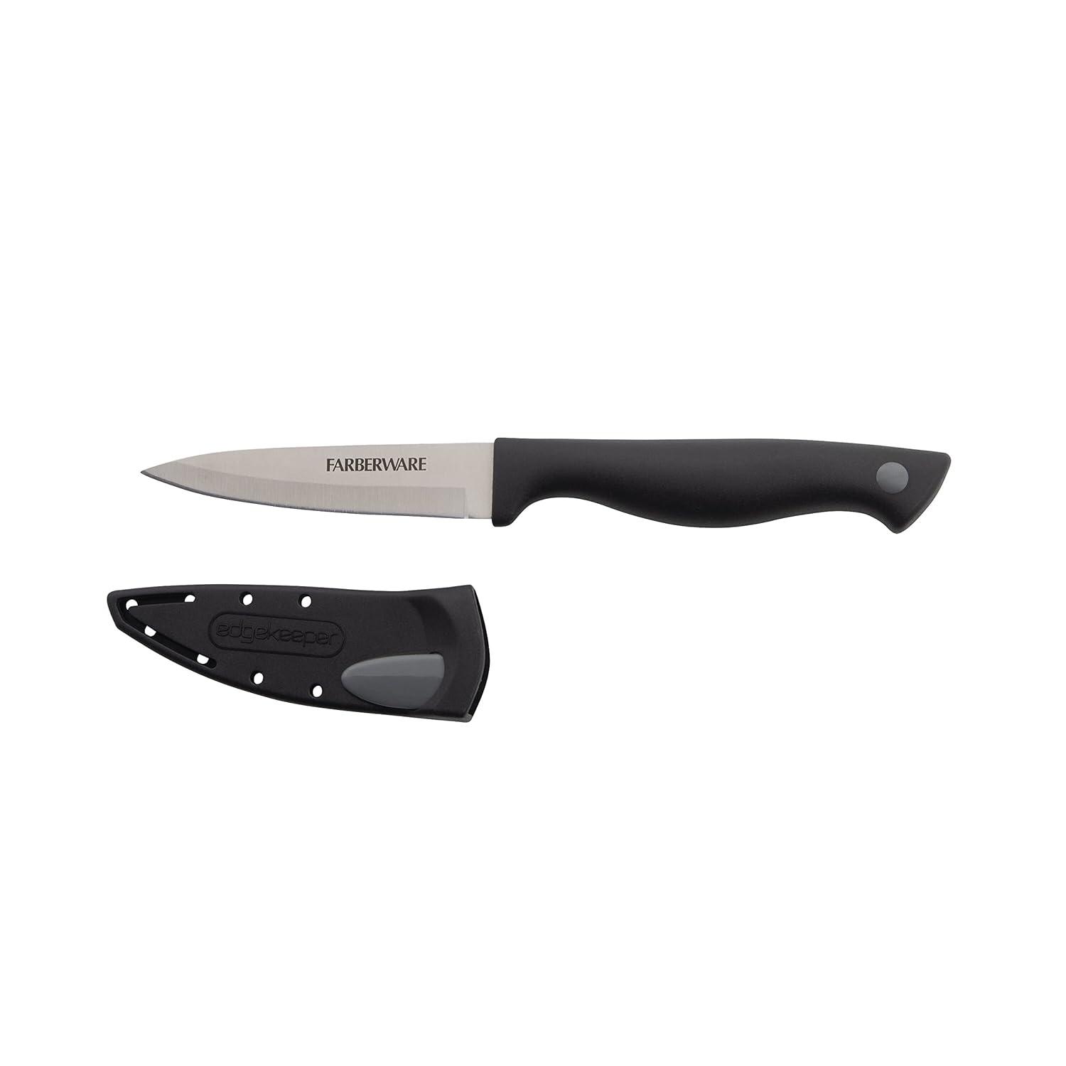 Farberware Farberware Edgekeeper Paring Knife with Built-In Self-Sharpening Blade Cover