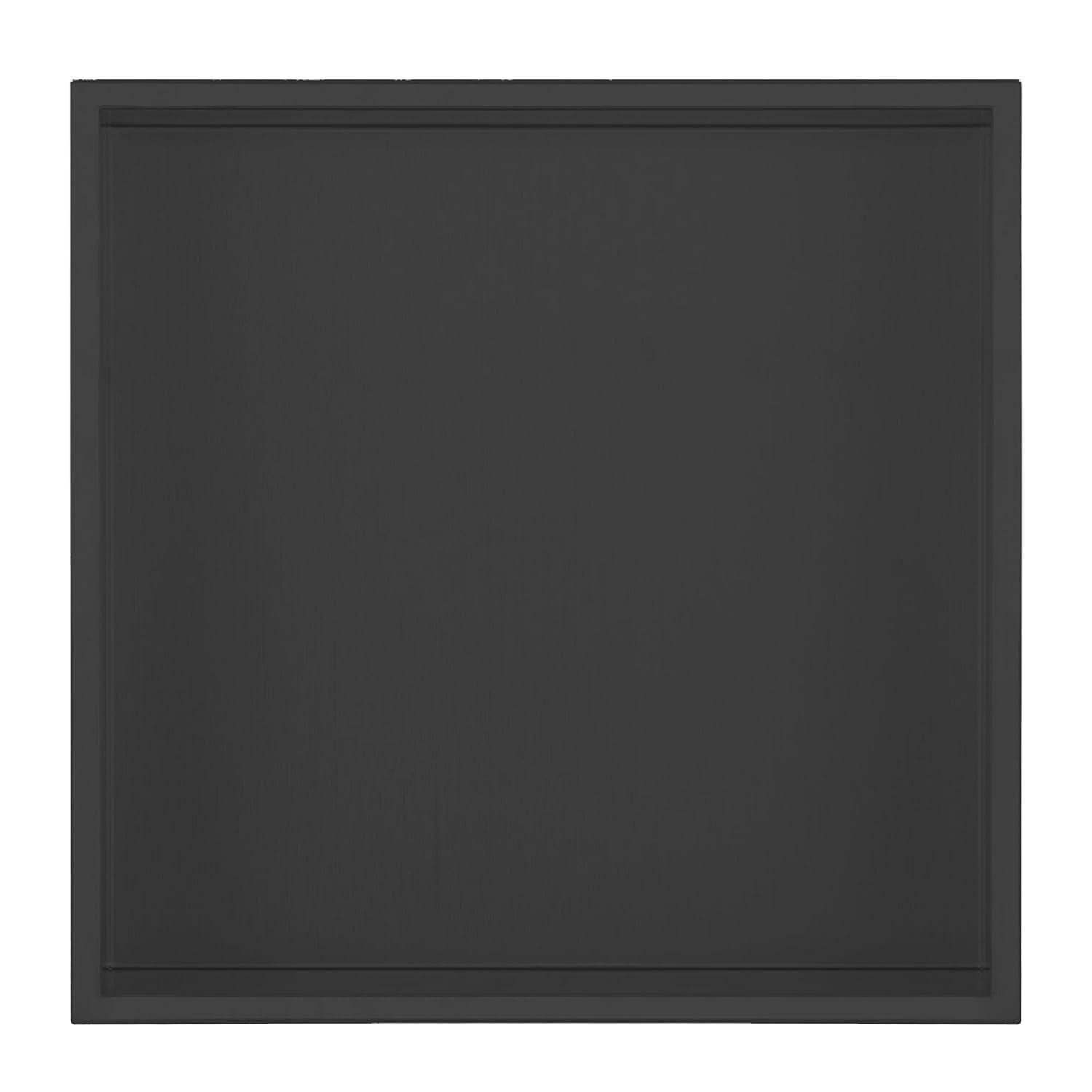 12-in x 16-in Ultra-thin Frame Recessed Stainless Steel Shower Niche