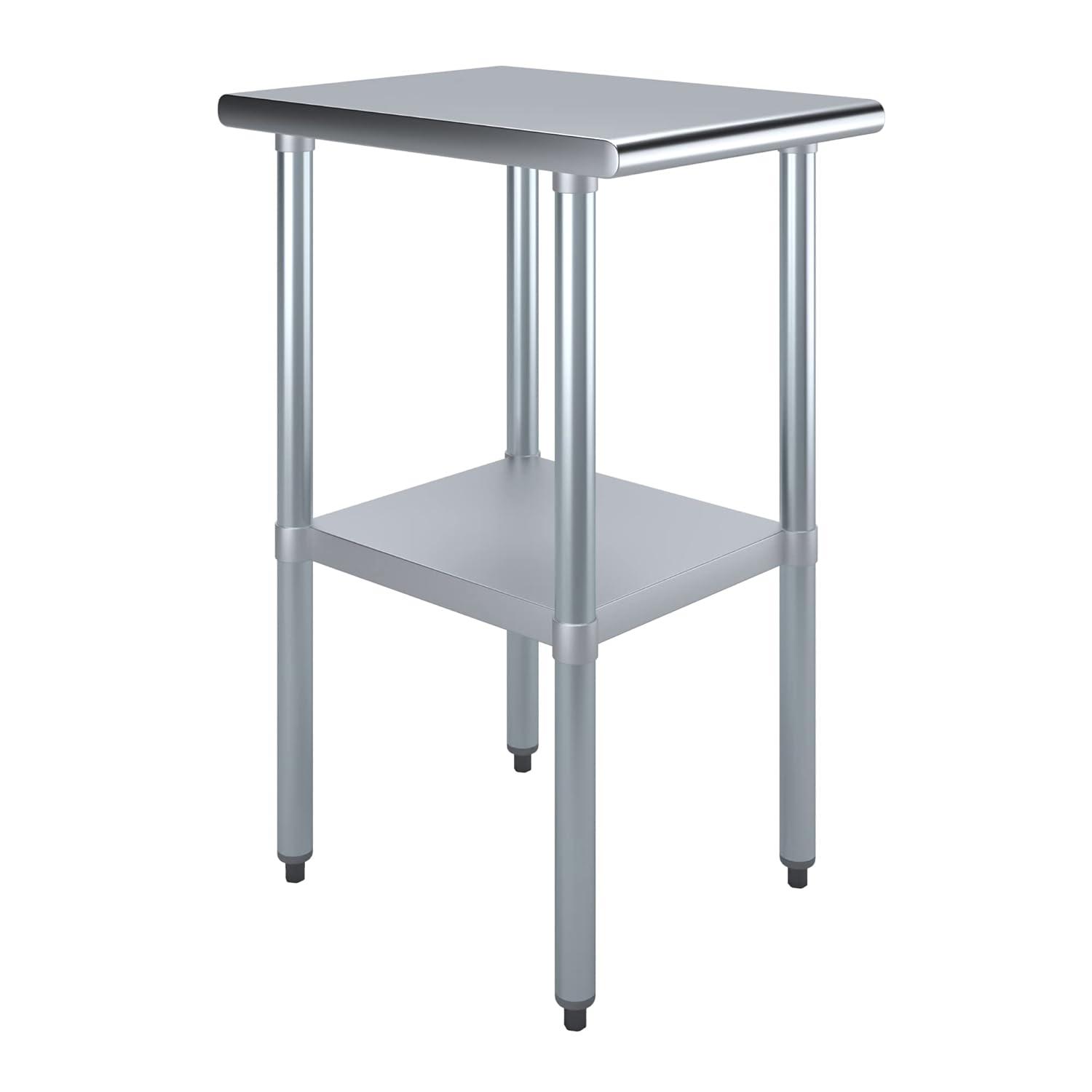 Amgood 24 in. x 18 in. Stainless Steel Table