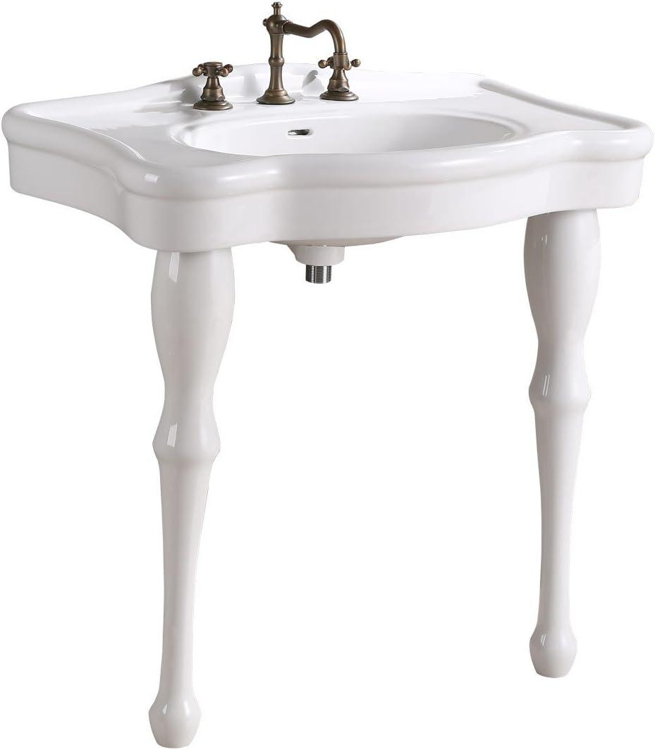 The Renovators Supply Inc. 19'' Gloss Specialty Bathroom Sink with Overflow