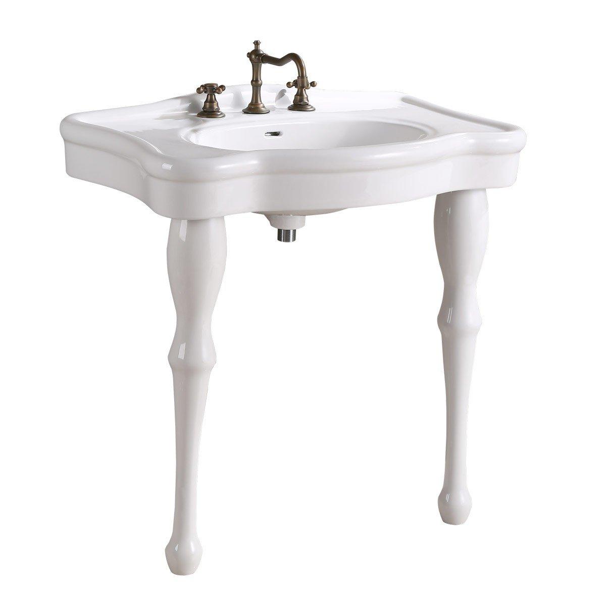 The Renovators Supply Inc. 19'' Gloss Specialty Bathroom Sink with Overflow