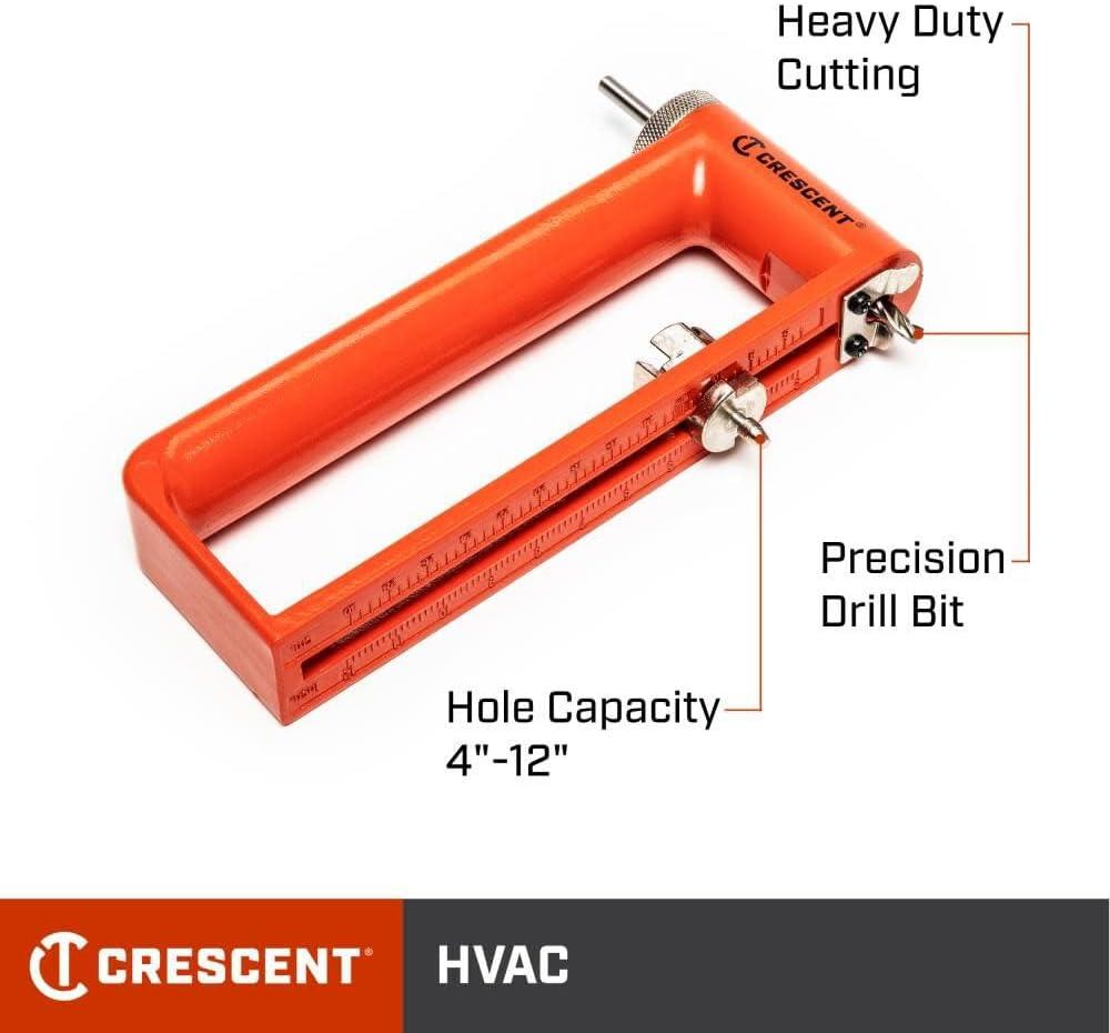 Crescent Red Steel 17-3/8" Adjustable Circle Hole Cutter