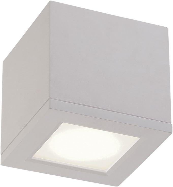 Rubix 5" White Aluminum LED Flush Mount - Energy Star Certified