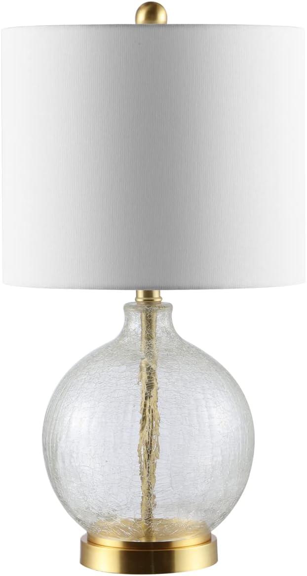 SAFAVIEH Lovell 23 in. Glass Table Lamp, Clear