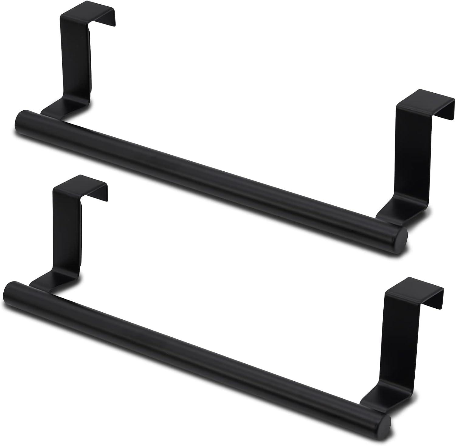 Suploo AUMJJE19 2 Pack Stainless Steel Over Door Towel Rack Bar Holders