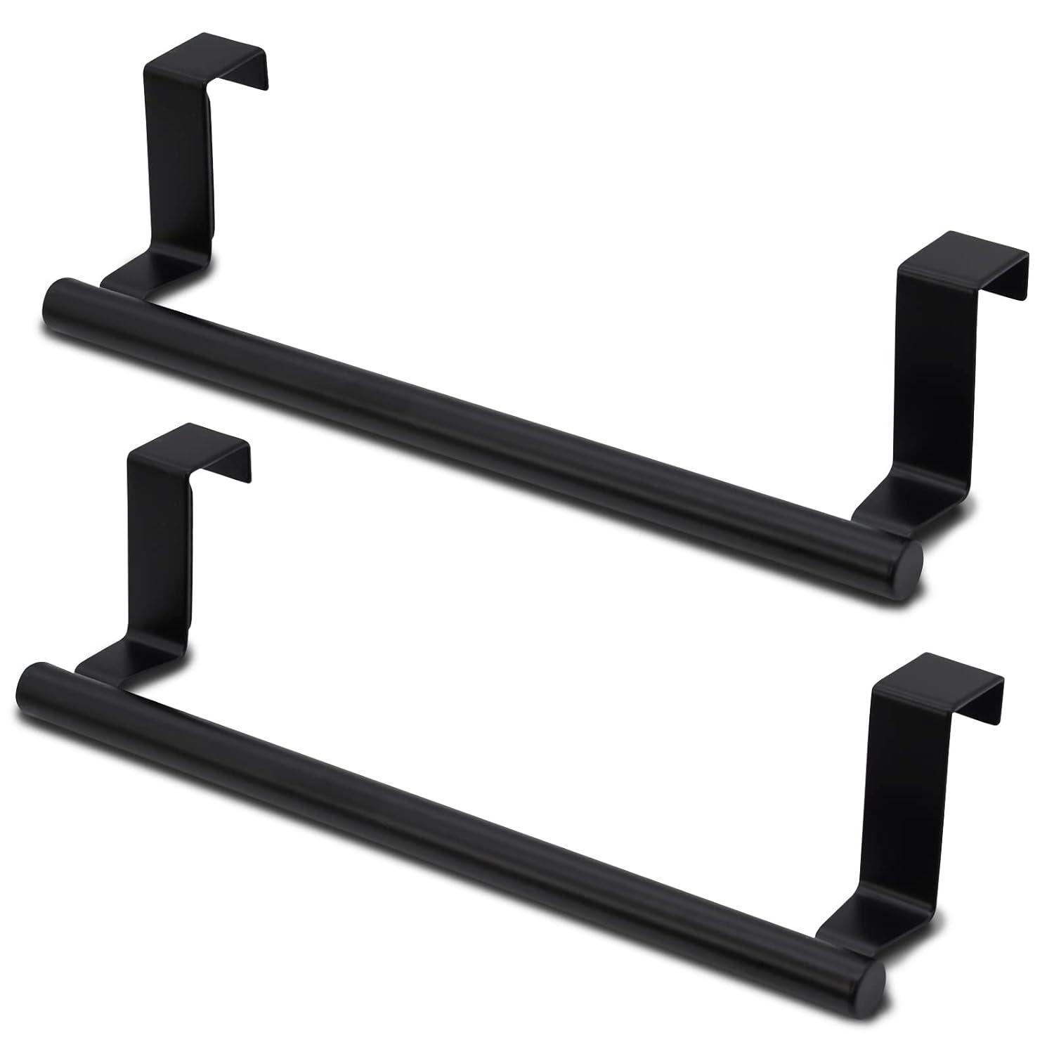 Suploo AUMJJE19 2 Pack Stainless Steel Over Door Towel Rack Bar Holders