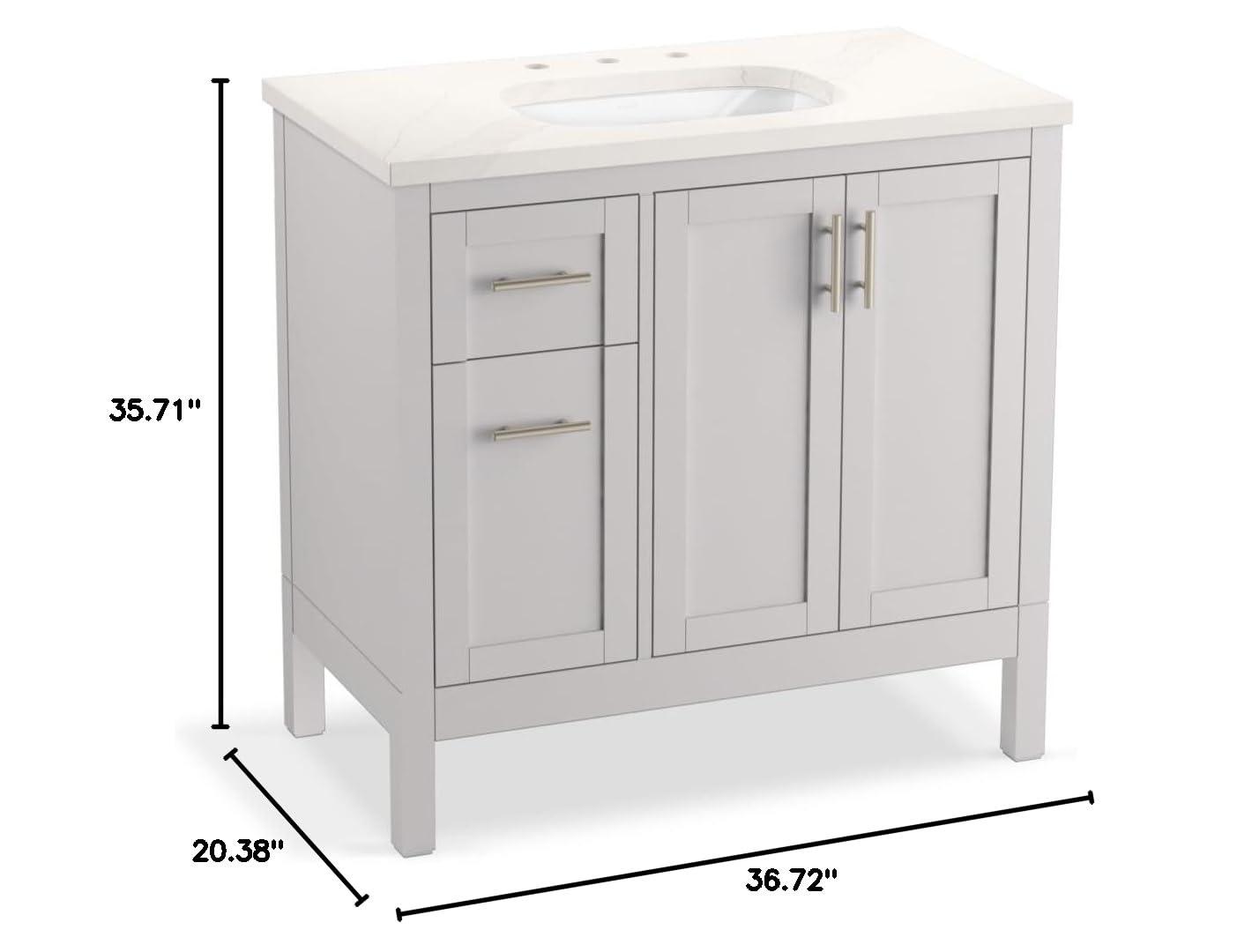Hadron 37" Single Bathroom Vanity Set