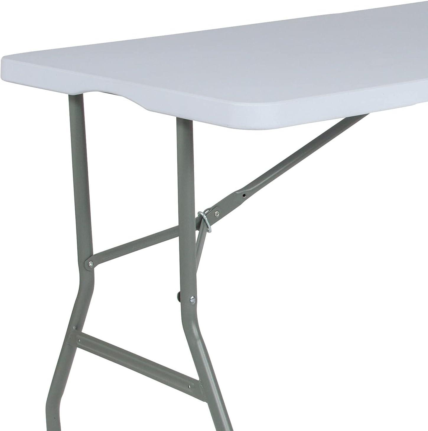 Parker 4.97-Foot Bi-Fold Plastic Folding Table with Handle - Event Table