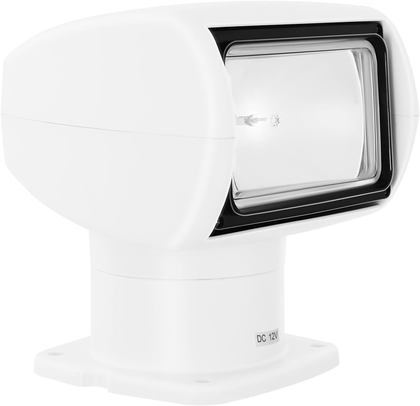 White Halogen Remote-Controlled Outdoor Boat Spotlight