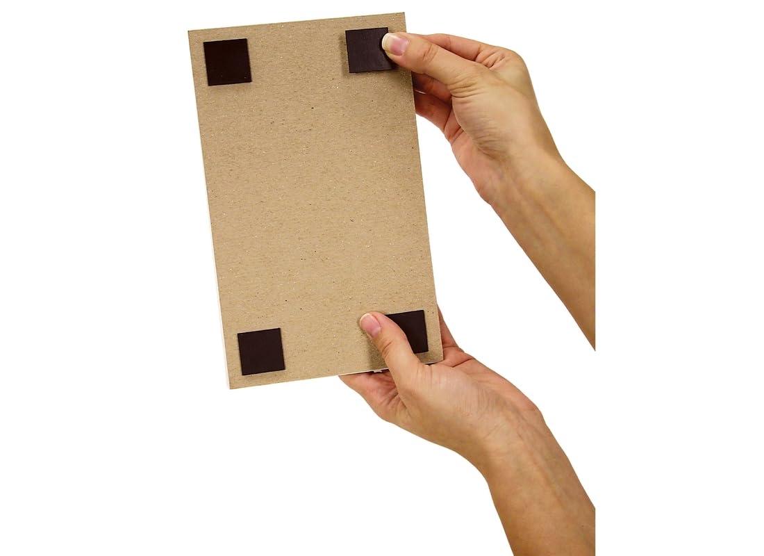 Master  Magnetics 08057 24-count 1" Square Peel & Stick Rubber Magnets