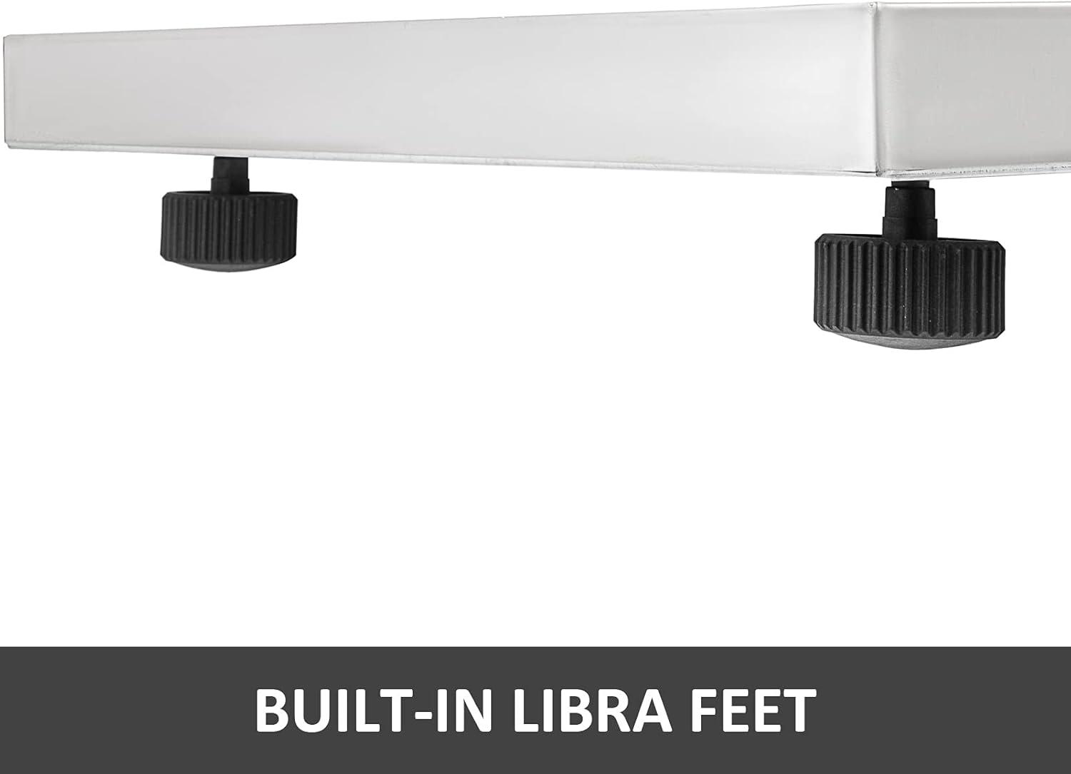 VEVOR 1100Lbs x 0.2Lbs Digital Livestock Scale Large Pet Vet Scale Stainless Steel