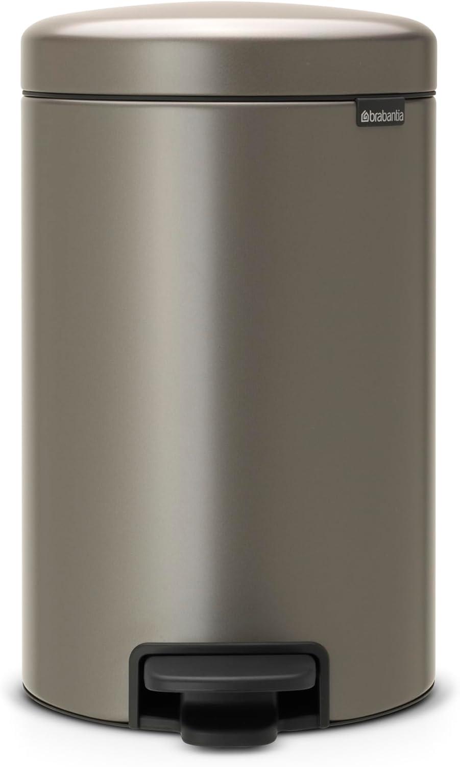 Brabantia Newicon Step On Trash Can, 3.2 Gallon (12 Liter)