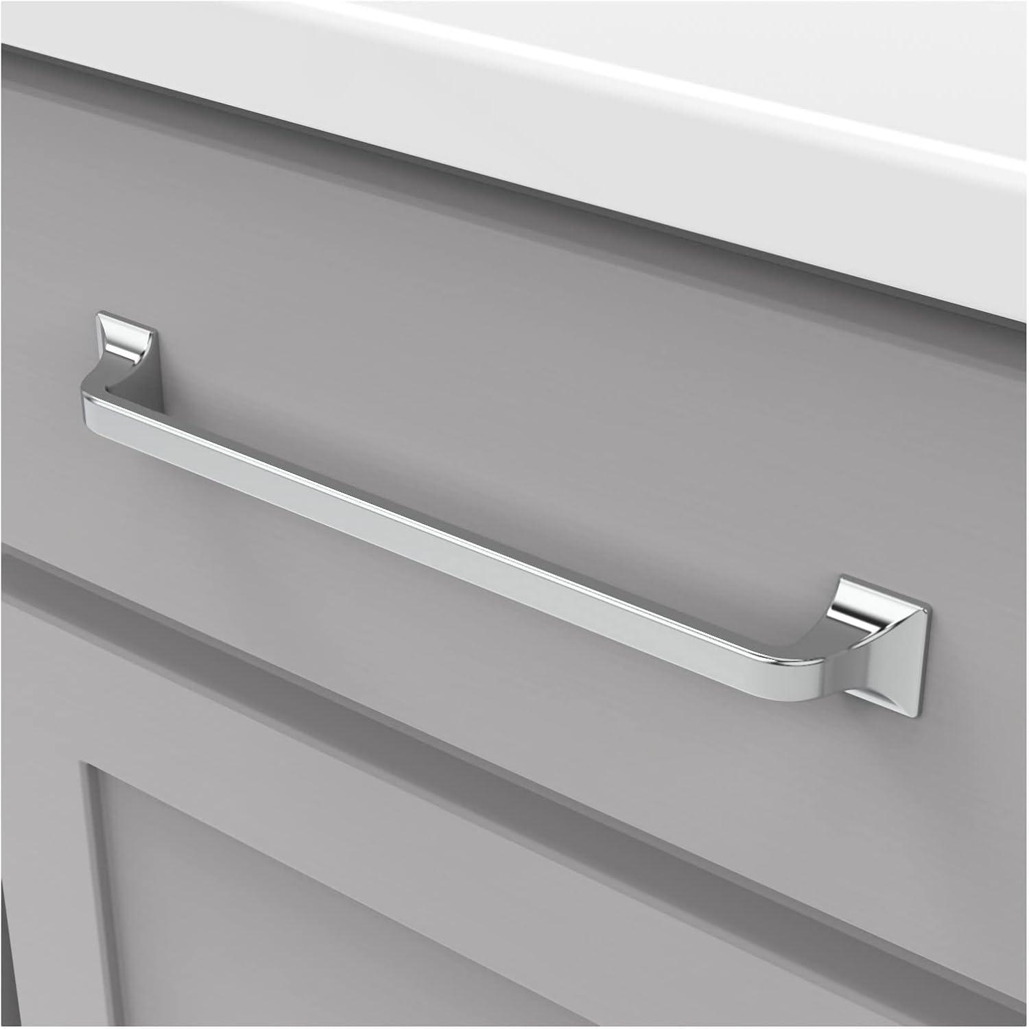 Forge Kitchen Cabinet Handles, Solid Core Drawer Pulls for Cabinet Doors, 8-13/16" (224mm)